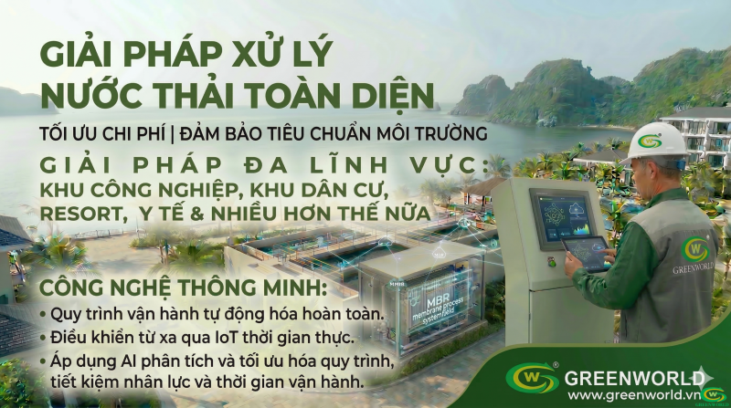 GIẢI PHÁP XỬ LÝ NƯỚC THẢI THÔNG MINH: NỀN TẢNG CHO SỰ PHÁT TRIỂN BỀN VỮNG CỦA DOANH NGHIỆP