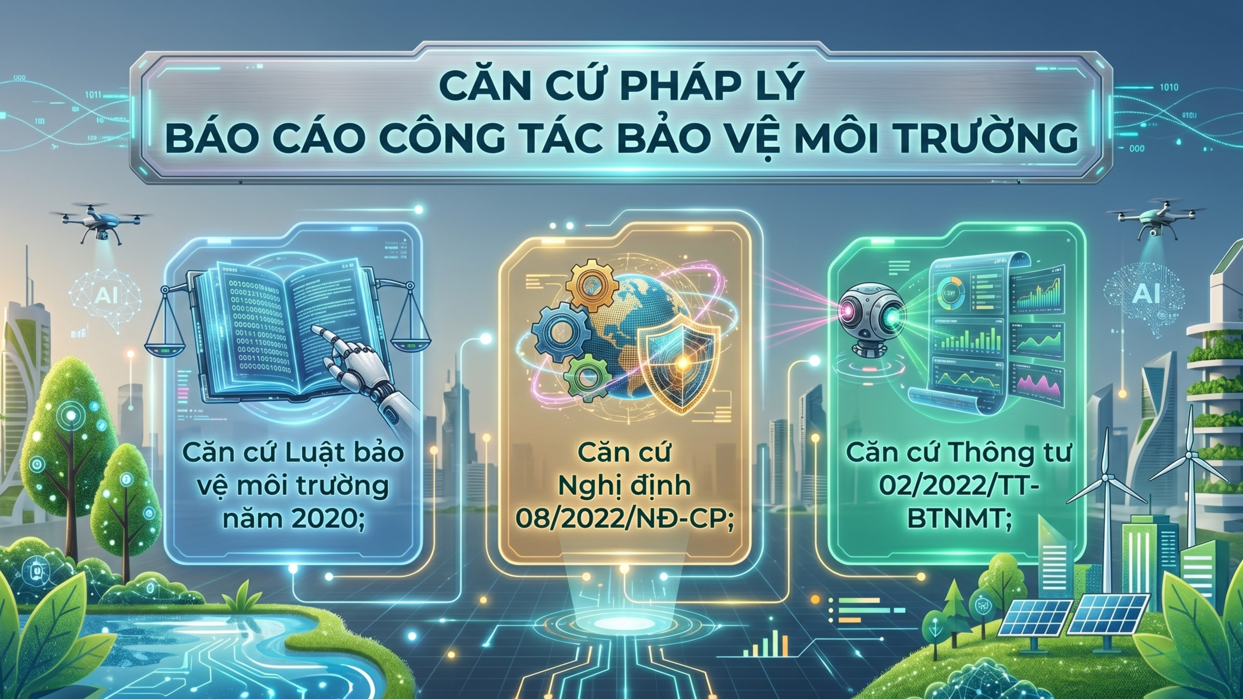 Pháp lý báo cáo công tác bảo vệ môi trường