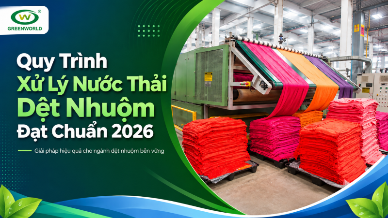 xử lý nước thải dệt nhuộm
