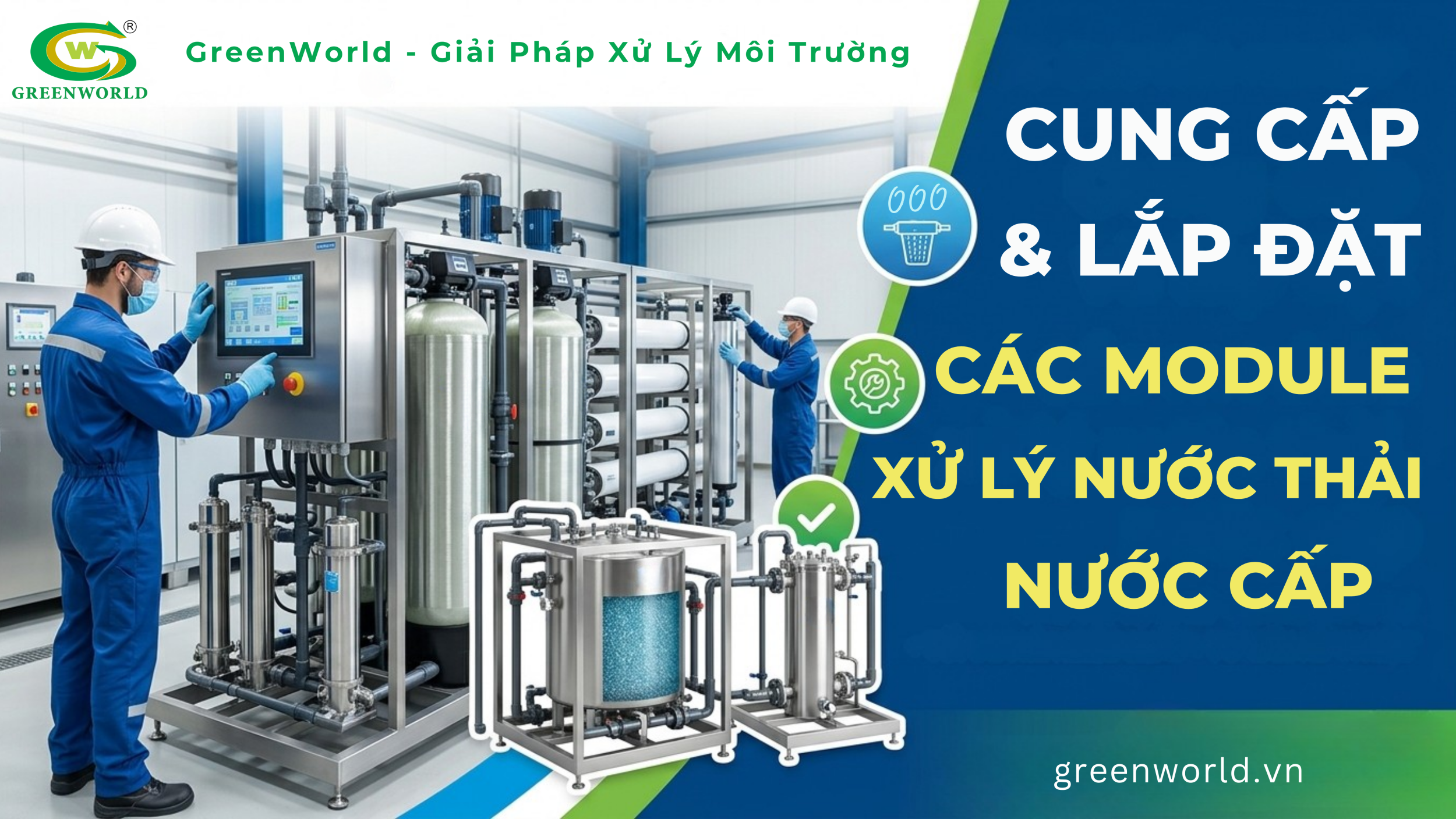 cung cap lap dat cac module xu ly nuoc thai nuoc cap
