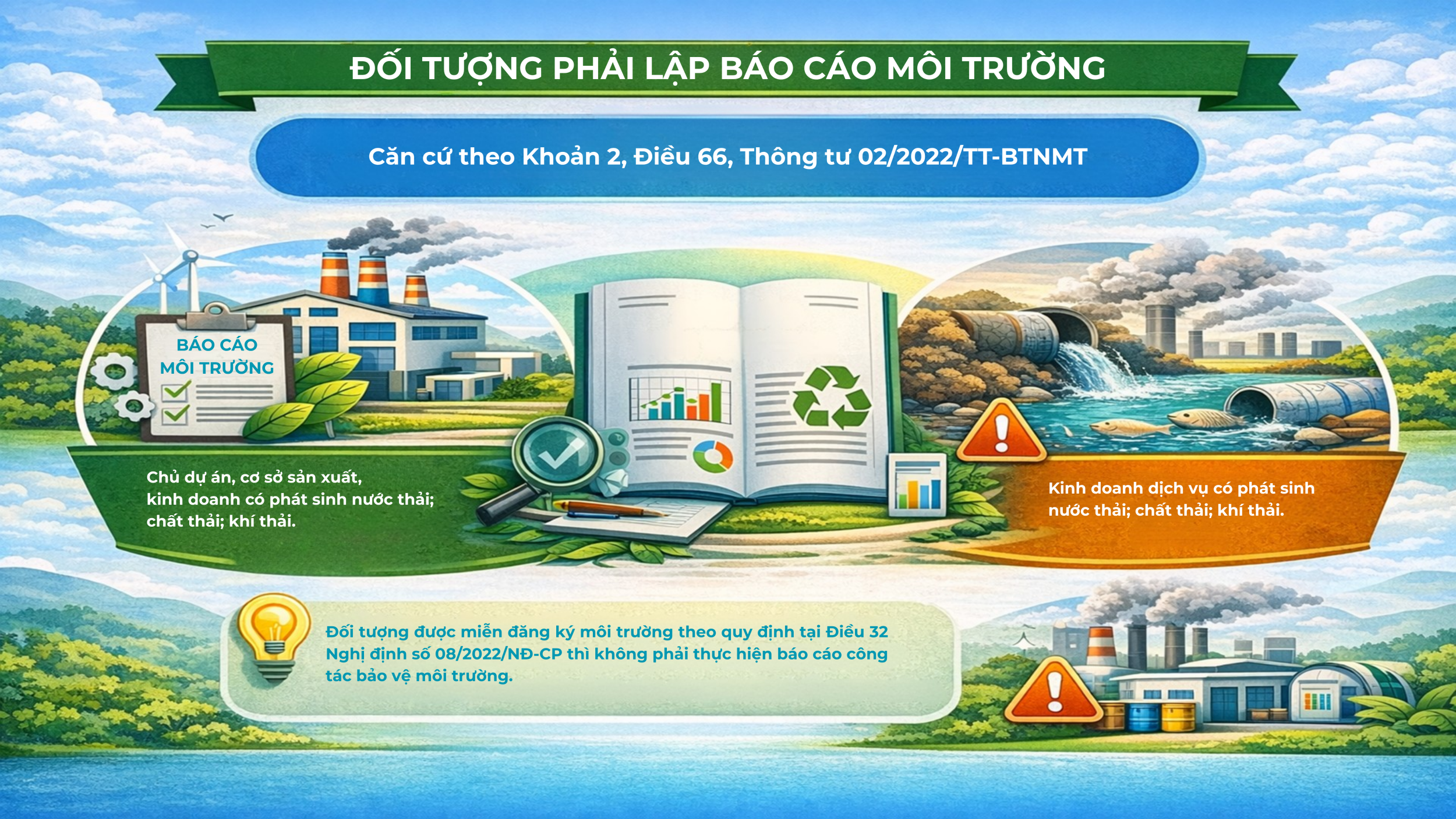 doi tuong phai lap bao cao moi truong