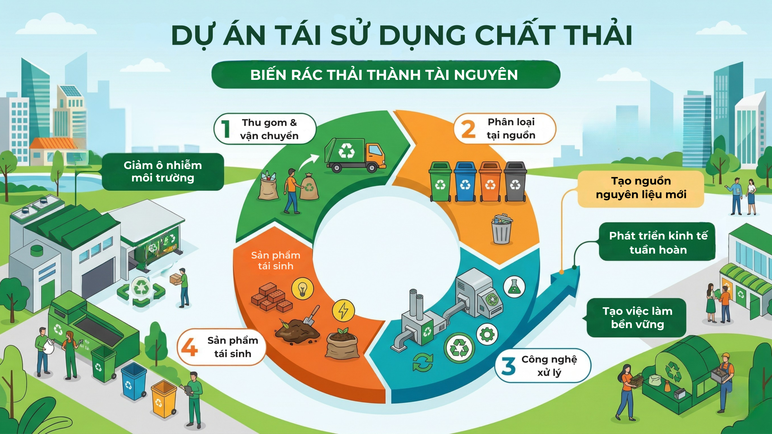 Dự án tái sử dụng chất thải