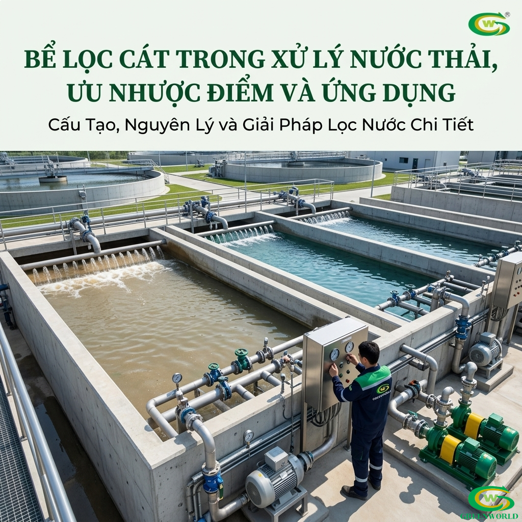 Bể lọc cát trong xử lý nước thải