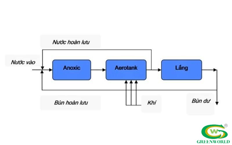 Nguyên lý hoạt động bể hiếu khí